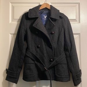 Black American Eagle Outfitters Wool Coat Size M-M